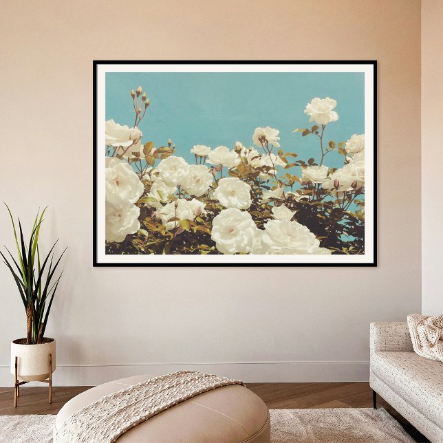 Multi Roses Floral Garden Photo Art Print Poster (Von Creator hochgeladen)