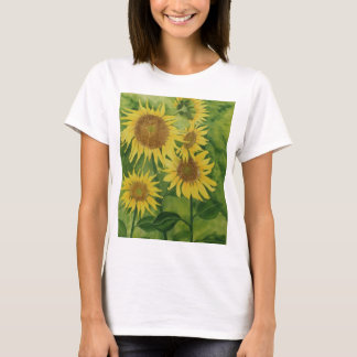 multi Sonnenblumen T-Shirt