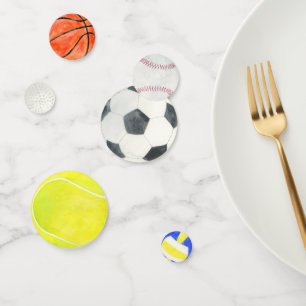 Multi Sport Balls Kinder Geburtstagsparty Sportspa Konfetti