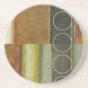 Multi-strukturierte abstrakte Malerei vom Untersetzer