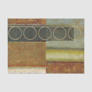 Multi-Texturierte Abstrakte Malerei von Vision Stu Seidenpapier