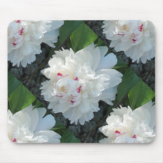 Multi Wertvoll Peony Mousepad (Vorne)