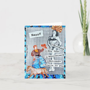 MULTI-ZWECKKARTE VON BAD GIRL ART KARTE