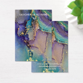 Multicfarbene Gold Liquid Art Necklace Display