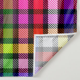 Multicfarbener Flannel Twill Kariert Tartan auf sc Wandteppich