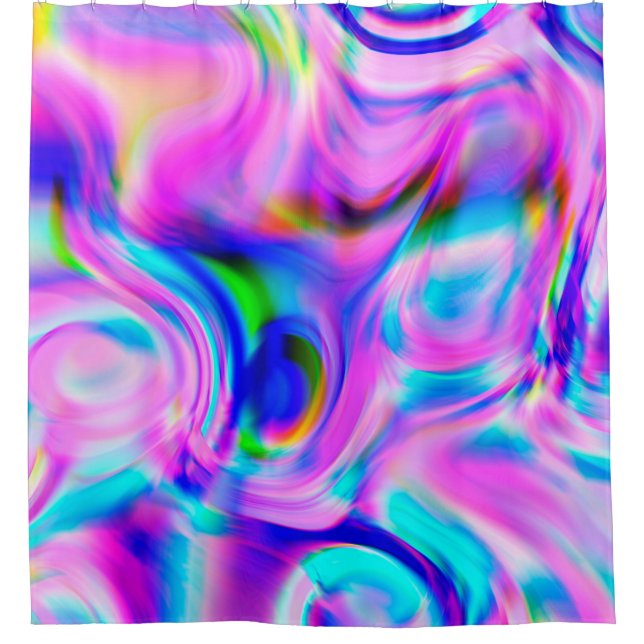Multicolor abstract background. Colorful pattern. Duschvorhang (Vorderseite)