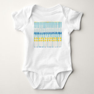 Multicolor Abstrakt gestrichen Nahtloser Hintergru Baby Strampler