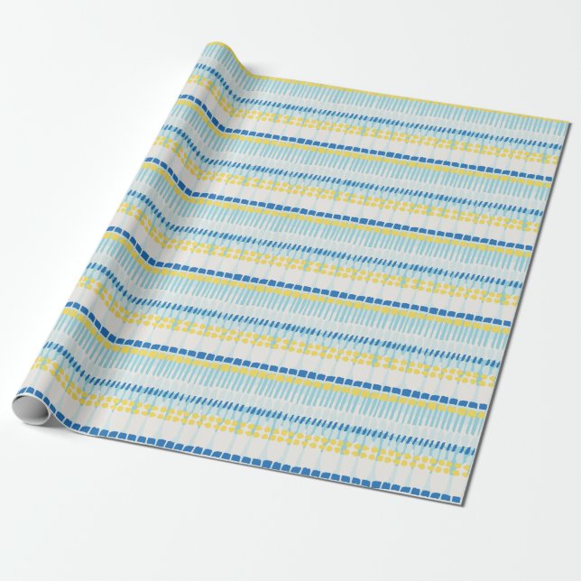 Multicolor Abstrakt gestrichen Nahtloser Hintergru Geschenkpapier (Ungerollt)