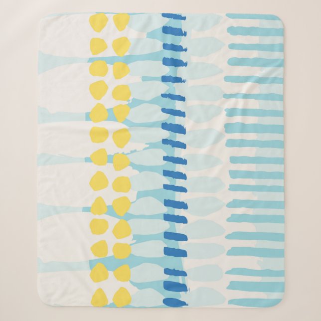 Multicolor Abstrakt gestrichen Nahtloser Hintergru Sherpadecke (Vorderseite)