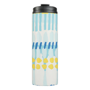 Multicolor Abstrakt gestrichen Nahtloser Hintergru Thermosbecher