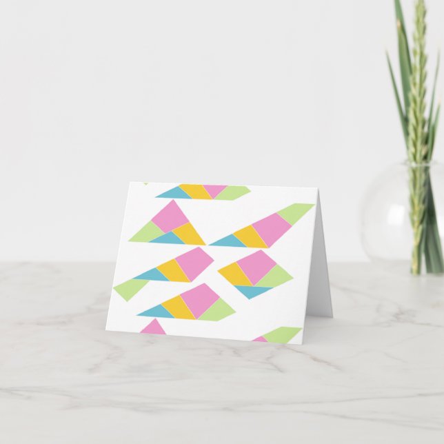 Multicolor abstrakt karte (Vorderseite)