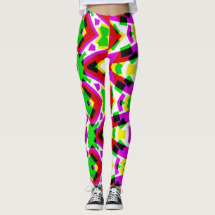 Multicolor-abstrakt "Ratti_Creative_Arts" Leggings
