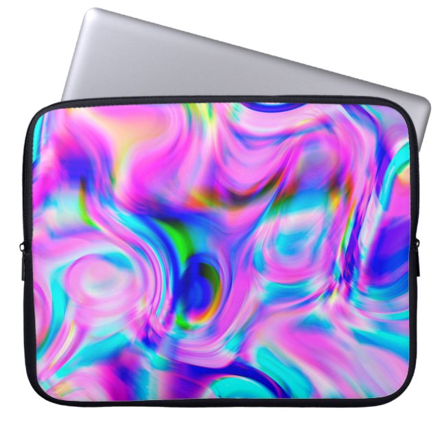 Multicolor abstrakter Hintergrund. Farbiges Muster Laptopschutzhülle (Vorderseite)