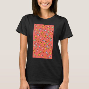 Multicolor-Australisches-Mülltonnen-Huhn-Muster au T-Shirt