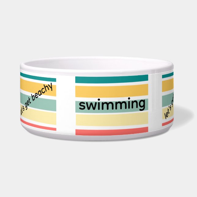 Multicolor, Badestrasse als Trinket Napf (Links)