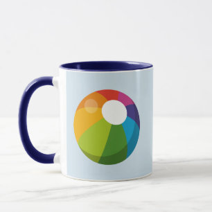Multicolor Beach Ball Tasse