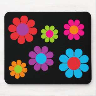 Multicolor-Blume-Power Mousepad