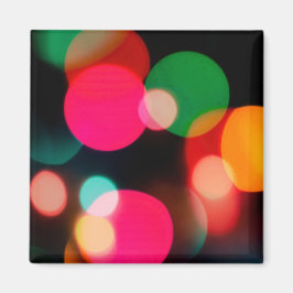 Multicolor Bokeh Party Magnet