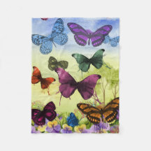 Multicolor Butterfly Aquarellbilder