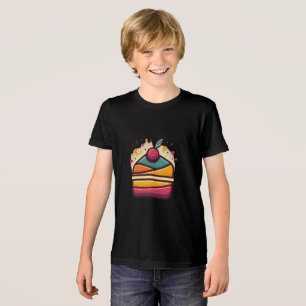Multicolor Cake Design Bella+Leinwand Jugend Tri-Blend Shirt