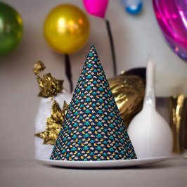 Multicolor Cars Cartoon Partyhütchen