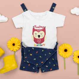 Multicolor-Cartoon Owl-T - Shirt