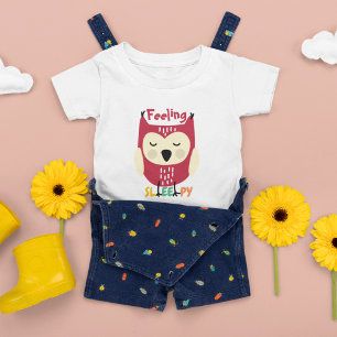 Multicolor-Cartoon Owl-T - Shirt