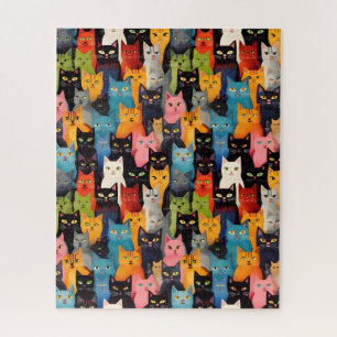 Multicolor Cats Puzzle