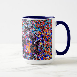 Multicolor Chaos Abstrakte Tasse