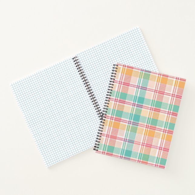 Multicolor Checkered Kariert Notizbuch (Innenseite)