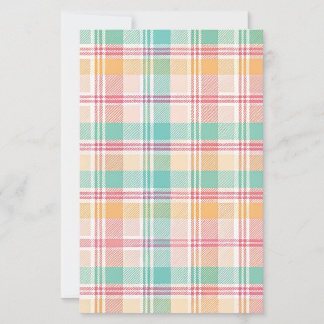 Multicolor Checkered Kariert Scrapbook Paper (Vorderseite)