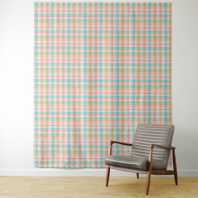 Multicolor Checkered Kariert Wandteppich (Beispiel)
