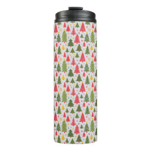 Multicolor Christmas Tree Thermosbecher