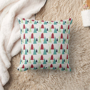 Multicolor Christmas Trees Muster Kissen
