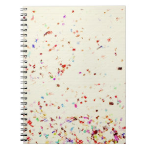 Multicolor Confetti Notizblock