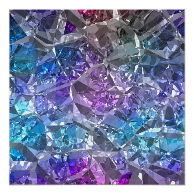 Multicolor Crystal Poster (Vorderseite)