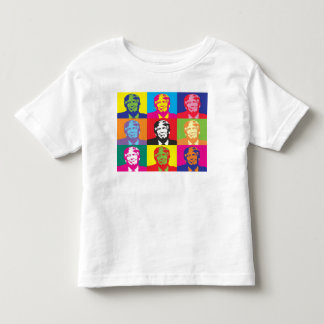 Multicolor Donald Trump Kleinkind T-shirt
