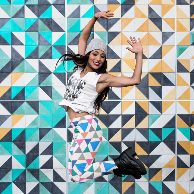 Multicolor-Dreieck Leggings (Von Creator hochgeladen)