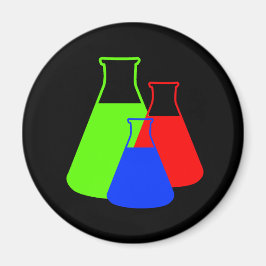 Multicolor Erlenmeyer Flask Magnet