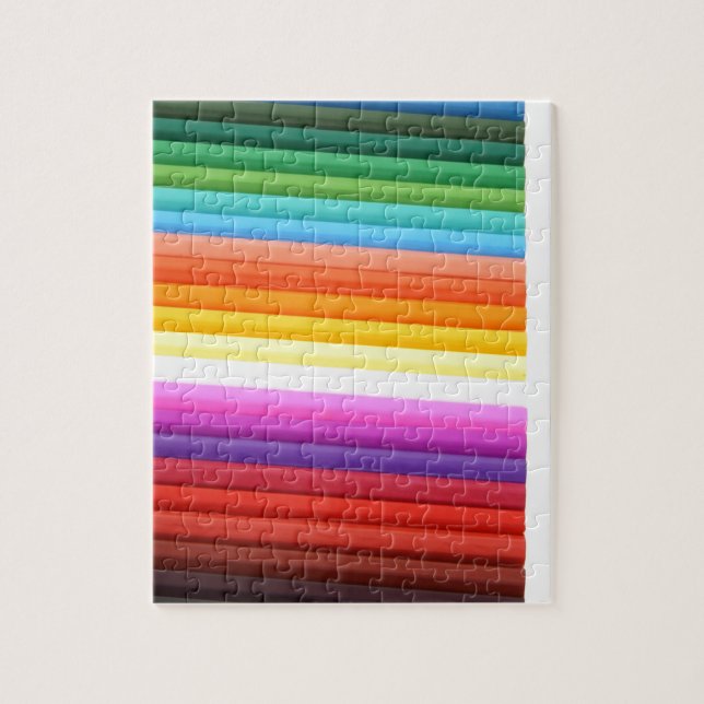 Multicolor Fabric Falten Abstrakt Puzzle (Vertikal)