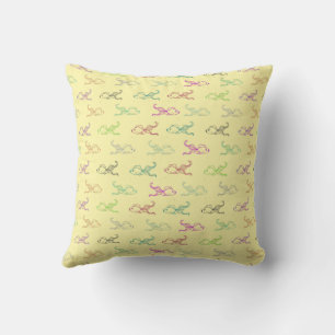 Multicolor Fish Accent Pillow Kissen