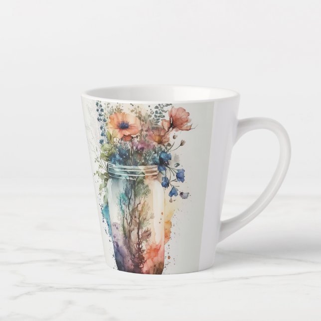 Multicolor Florals #6 Milchtasse (Rechts)