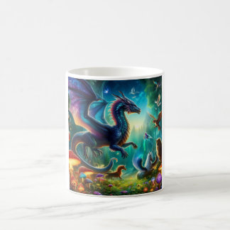 Multicolor Flying Dragon Kaffeetasse