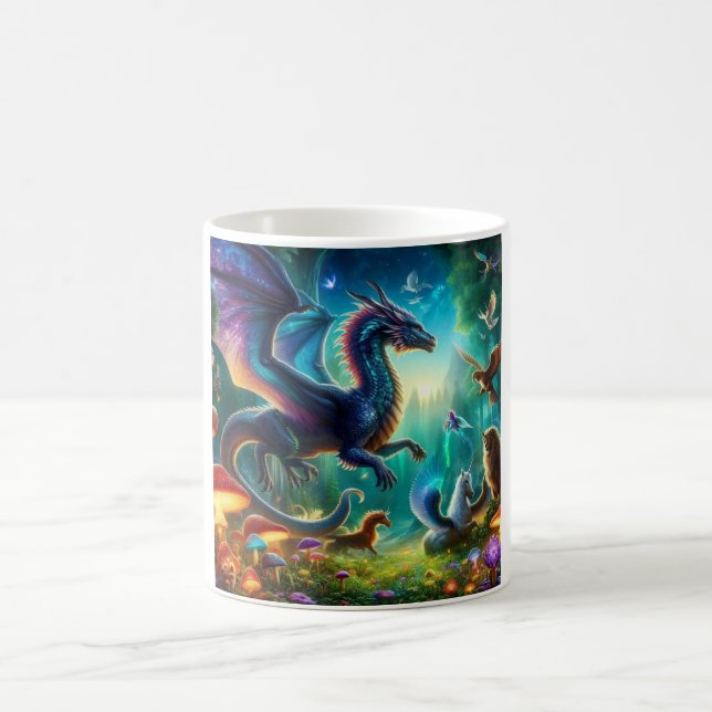 Multicolor Flying Dragon Kaffeetasse (Mittel)