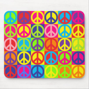 Multicolor-Frieden Mousepad