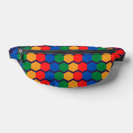 Multicolor Geometric Fanny Pack Bauchtasche
