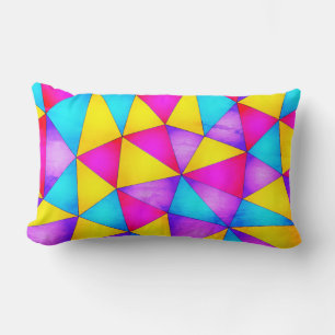 Multicolor geometrische Formen Lumbalkissen Lendenkissen