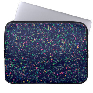 Multicolor Glitzer Confetti Laptopschutzhülle
