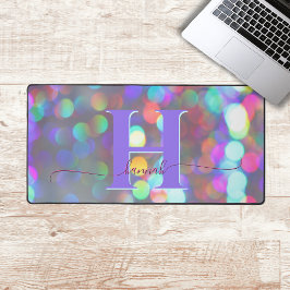 Multicolor Glitzern Desk Mat Schreibtischunterlage