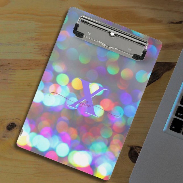 Multicolor-Glitzern Mini Klemmbrett (Von Creator hochgeladen)